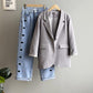 Korean Women Spring Casual Suit Top