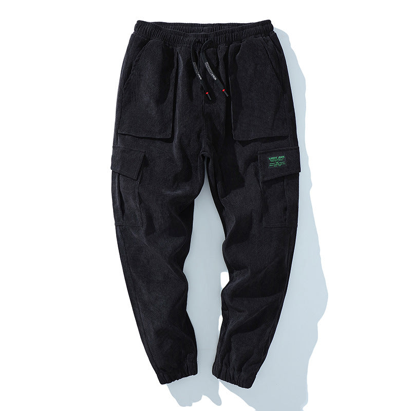 Men’s New autumn youth trend tooling trousers