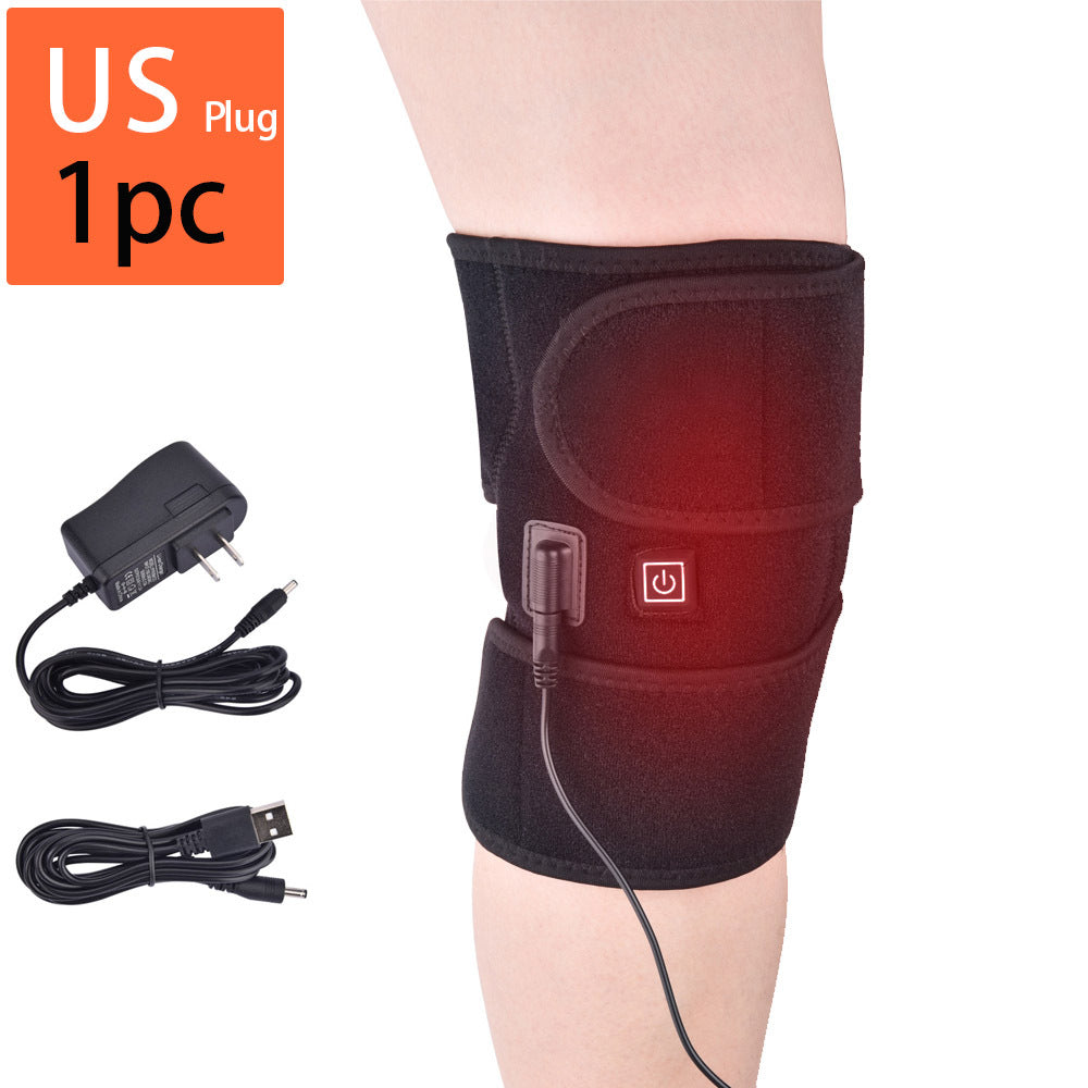 Heating knee joint protective massager