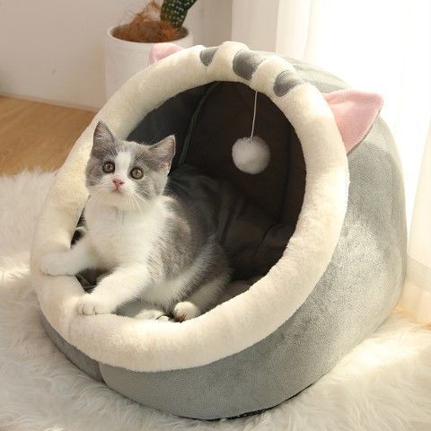 Cat litter four villas semi-enclosed removable and washable cat house