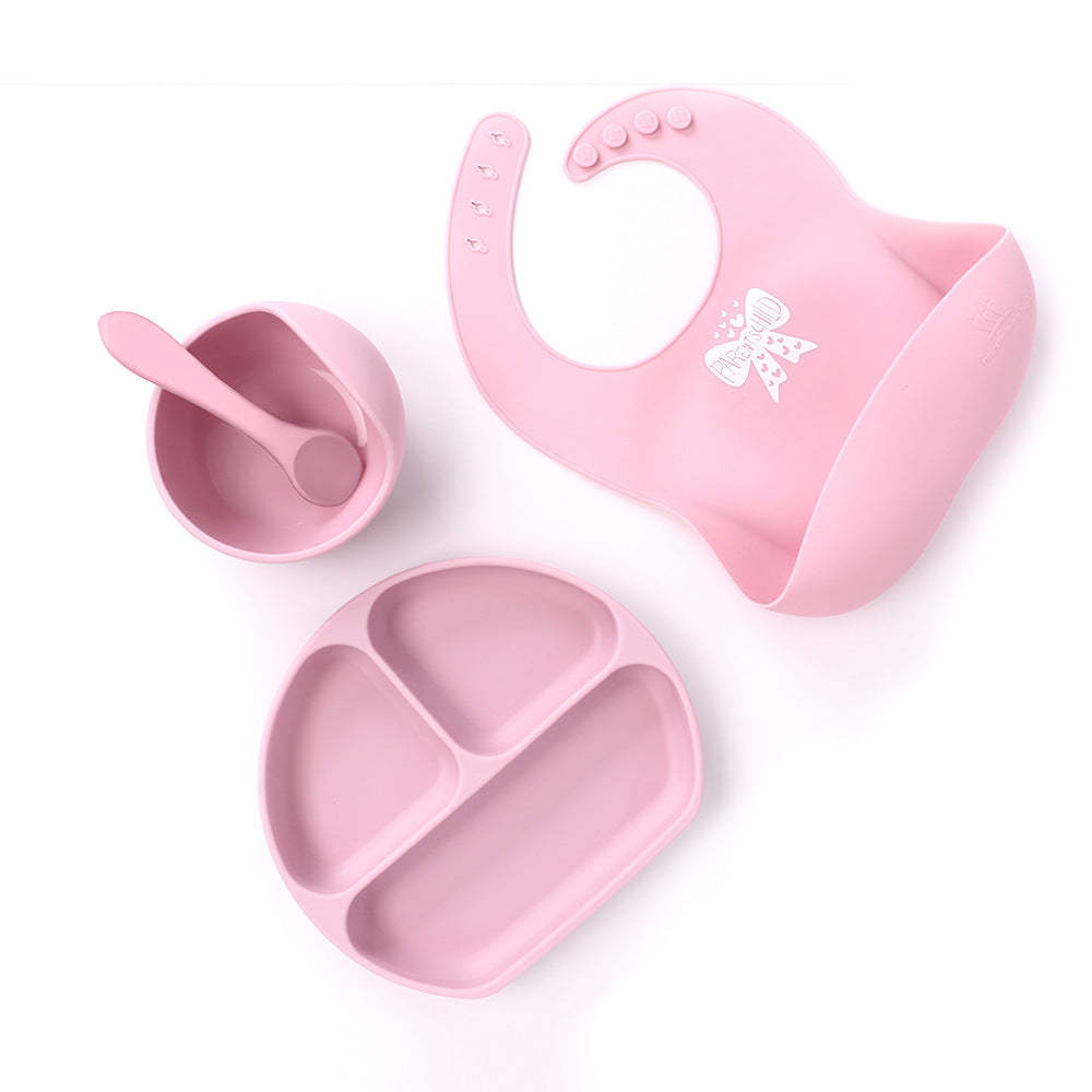 Export silicone tableware four-piece set