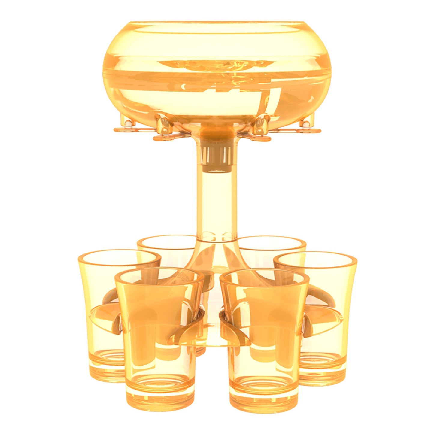 New 6 Shot Glass Dispenser and Holder