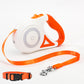 Dog luminous leash automatic retractable dog chain