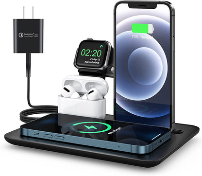 New 15W four-in-one wireless charging stand