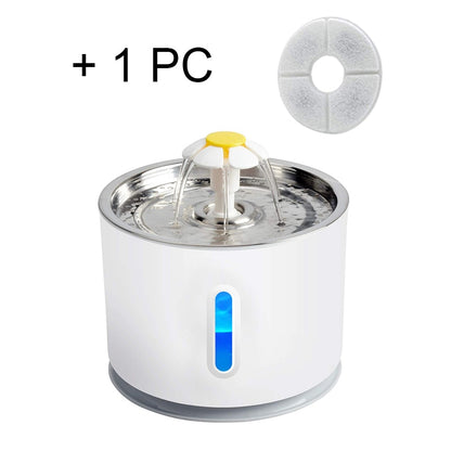 Pet Electric Fountain Active Carbon Filter Drinking Dispenser