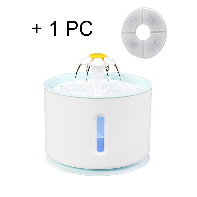 Pet Electric Fountain Active Carbon Filter Drinking Dispenser